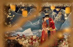 -三色锦婚礼定制