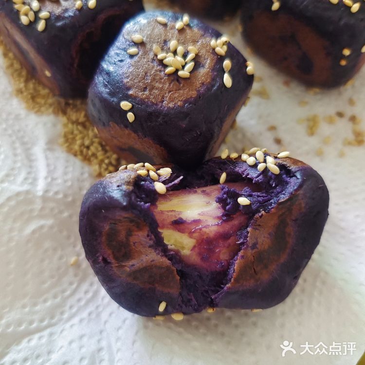 仙豆糕~紫薯芝士味