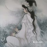 中国女神的韵味，藏在她的工笔画里🎨🎨