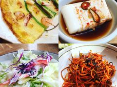 海鲜葱饼&nbsp;嫩豆腐-黄金牧场(明洞总店)