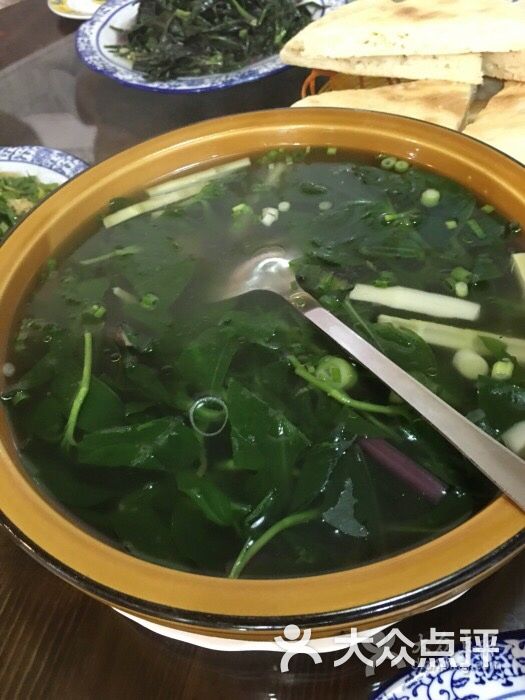 老瓦房农家饭野菜三鲜汤图片-北京湖北菜-大众点评网