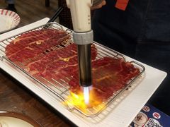 铺天盖地顶级澳牛肉火焰寿司-仙隐小鹿中華の日料(正弘城店)