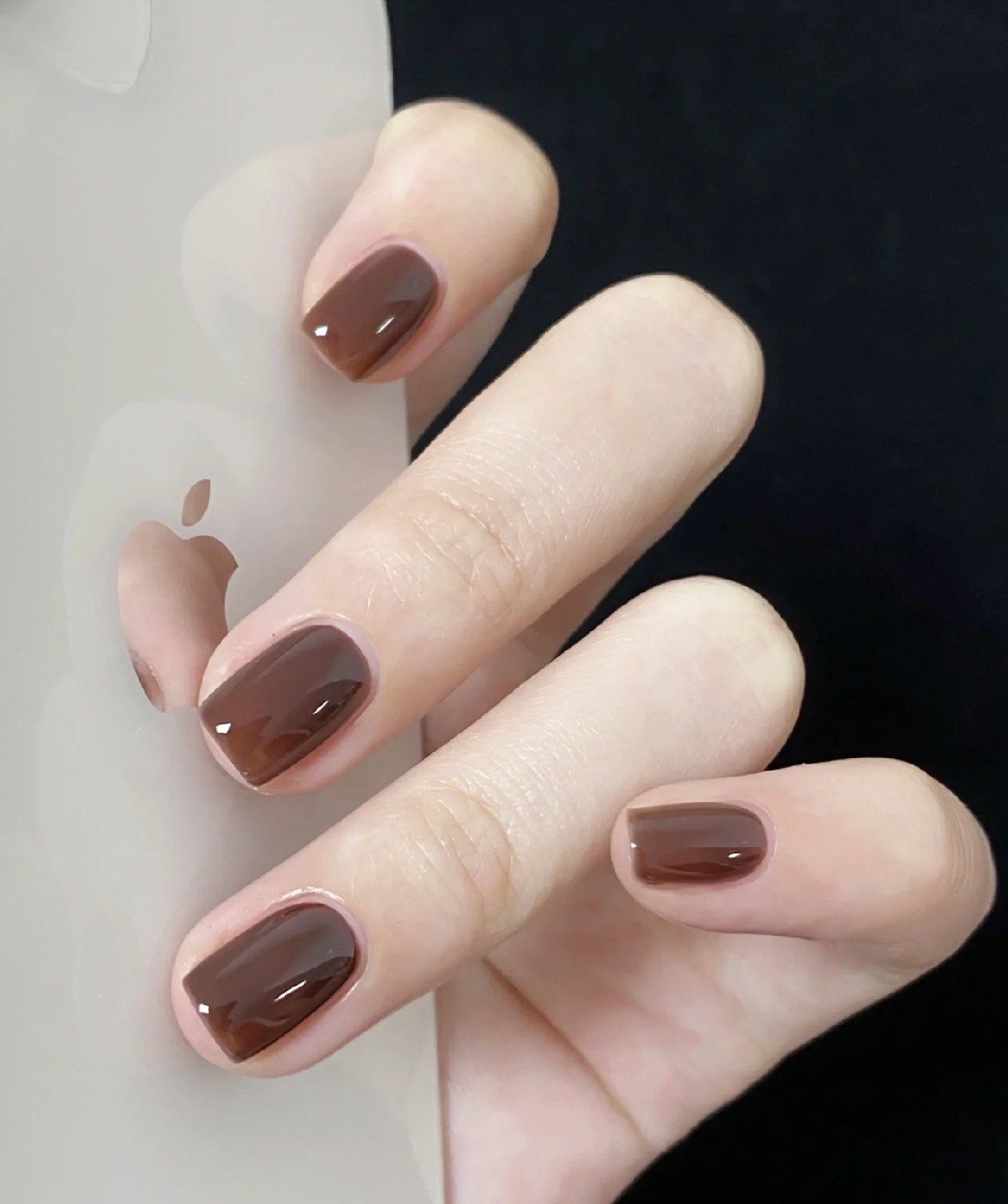 极致单色美甲,我的最爱啊