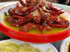 蒜泥龙虾中虾-香满锅老北京羊蝎子火锅·家常菜(新街口店)