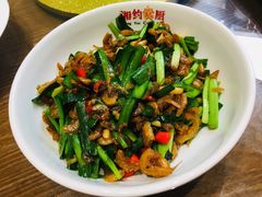 韭菜炒河虾-湘约爨厨(太白立交店)