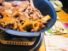 羊骨养生锅底-茸梅路右拐龙虾-农家菜(松江店)