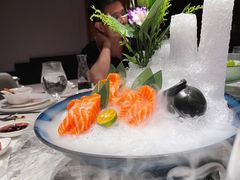 帝王牛蛙三文鱼拼牡丹虾-蔓火锅(融侨外滩壹号店)