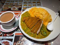 咖喱猪扒蛋包饭-金桔香港茶餐(宝安大厦店)