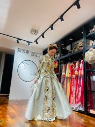 -懿沉香中式嫁衣礼服秀禾服龙凤褂马来褂旗袍总店