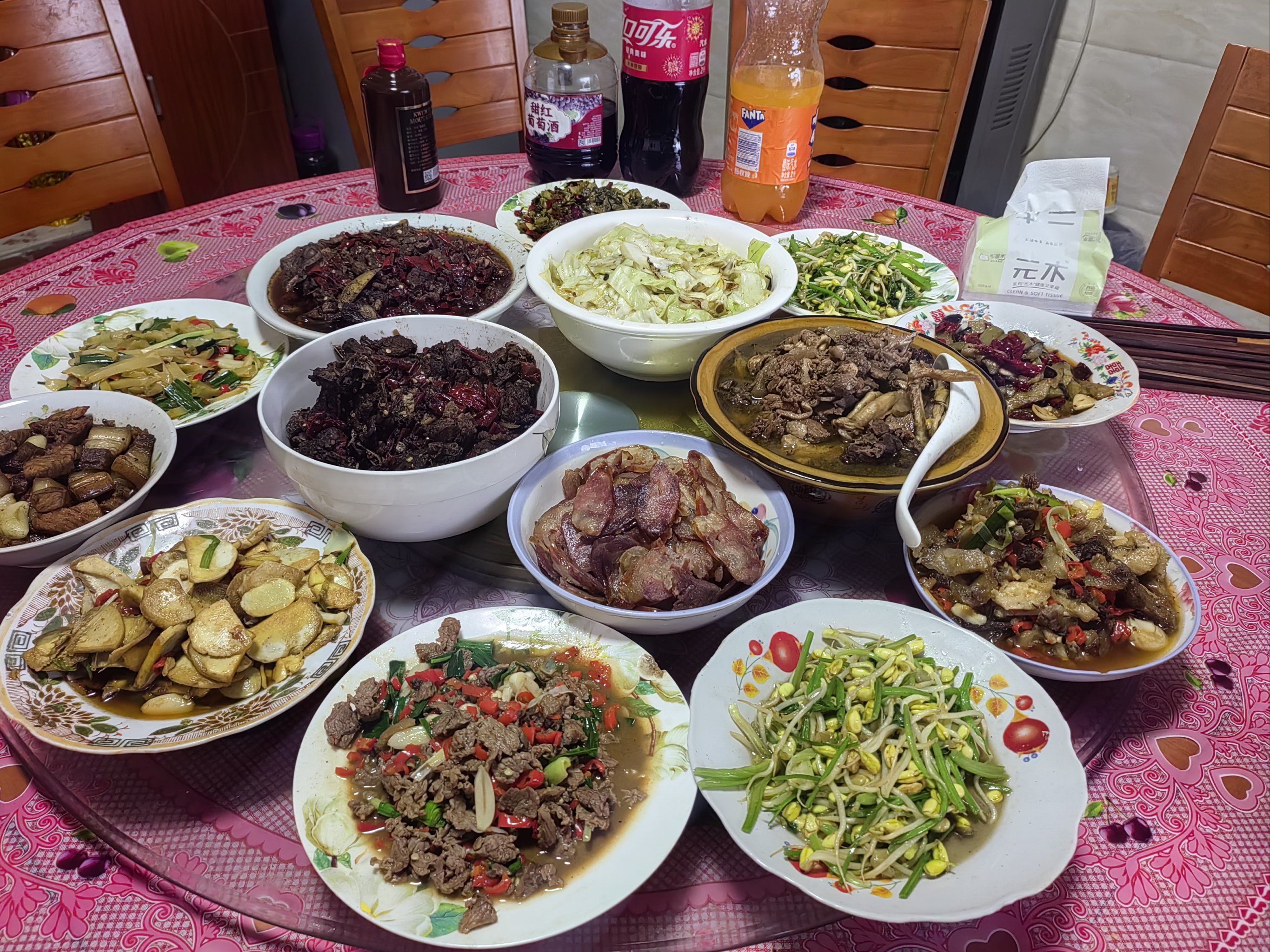农村的年夜饭,这属于什么级别
