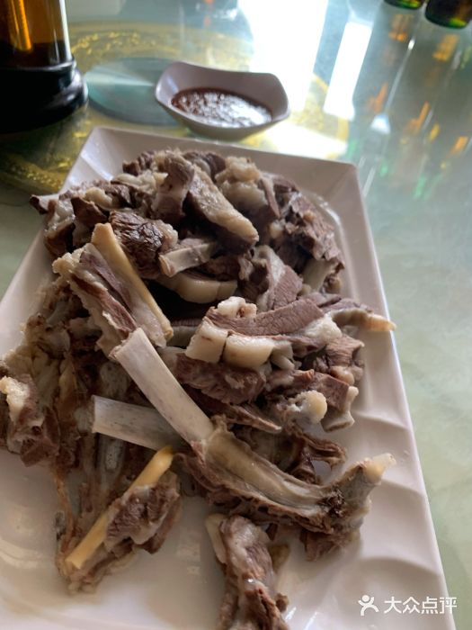 锡林河饭店手把羊肉图片