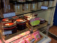 面包甜点陈列柜-长发西饼(道前店)