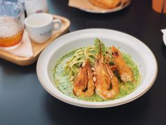 罗勒鲜虾意大利面-KAFVS咖啡思咖啡馆(香海路店)