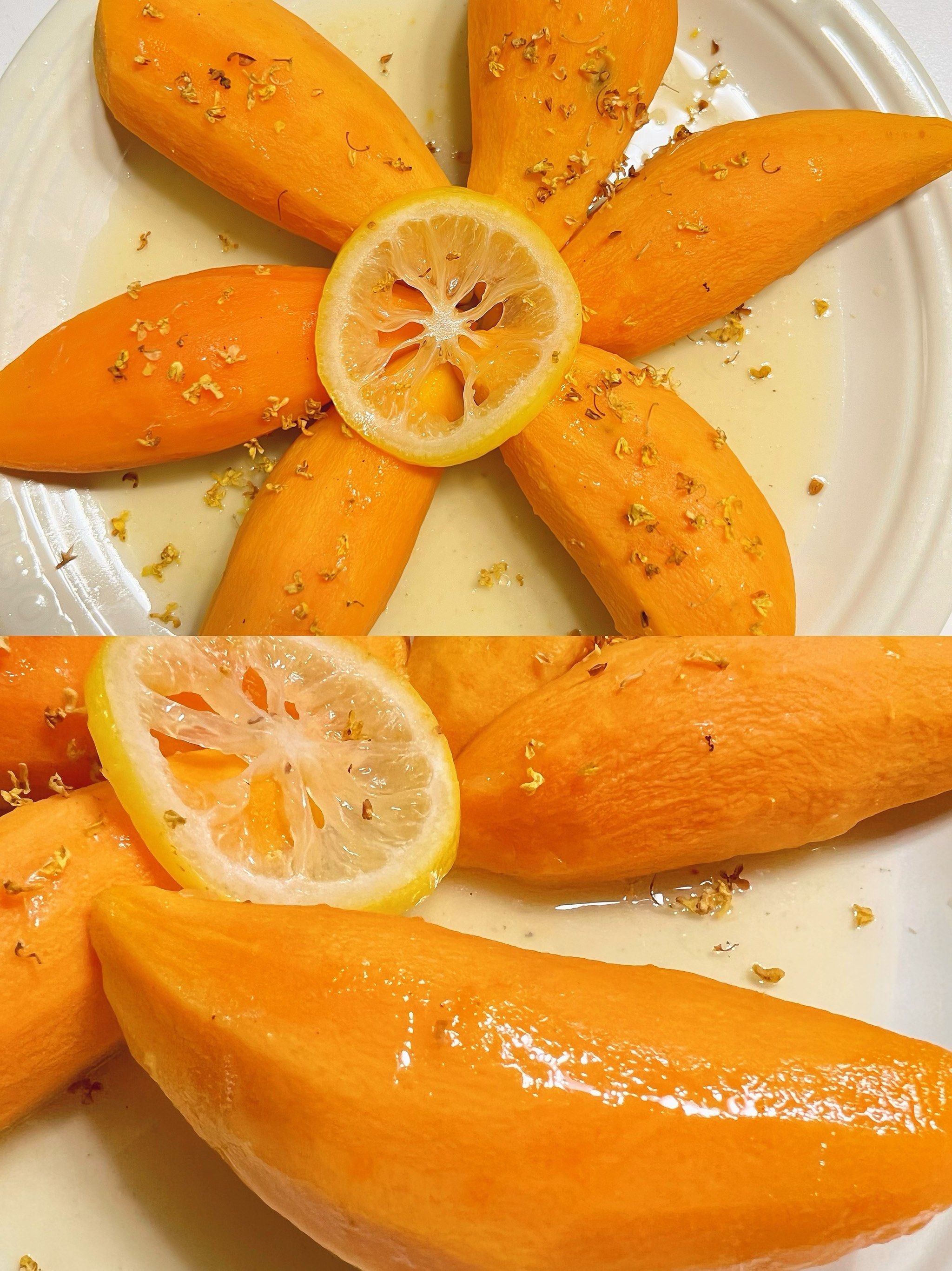 年夜饭甜品之蜜汁红薯