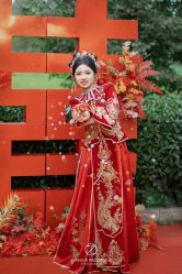 -桃子造型婚纱礼服(凤起广场店)