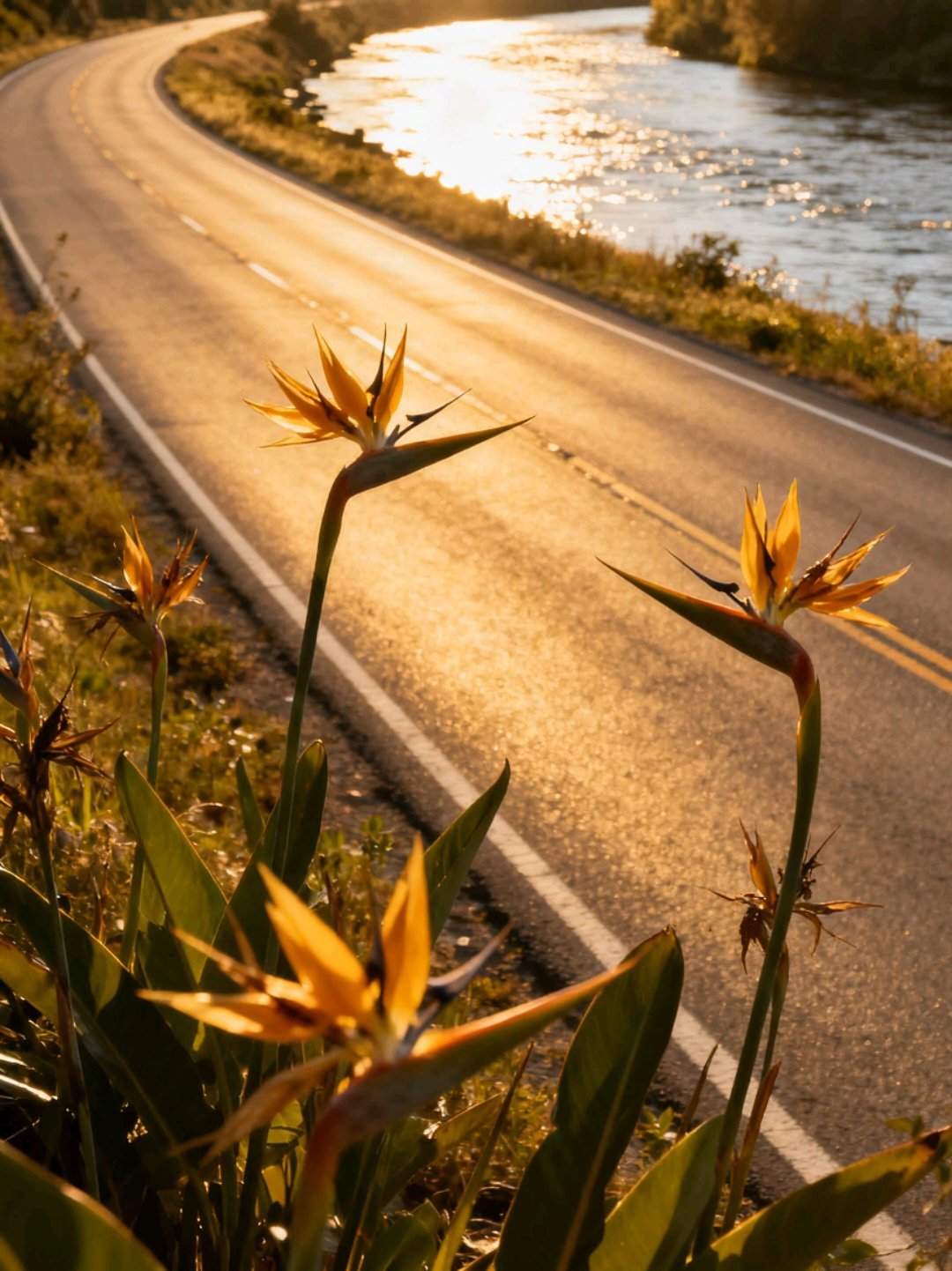 一条平坦宽阔的大马路