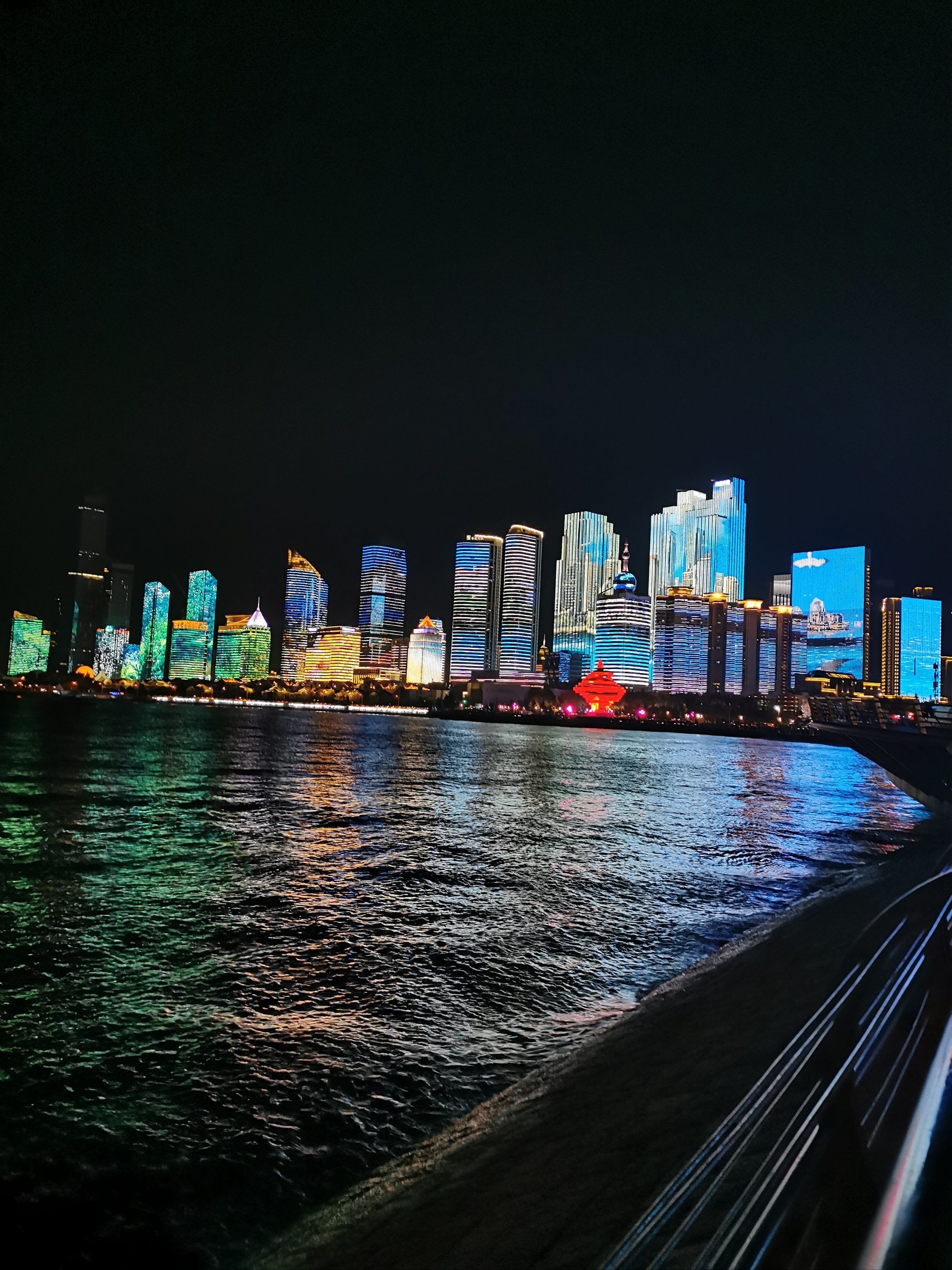 青岛奥帆中心的灯光秀,还有人没看过?