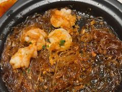 蒸锅蒜蓉粉丝蒸虾-船歌·鱼水饺青岛菜(枫蓝国际购物中心店)