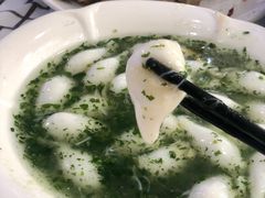 荠菜鱼圆汤-草庐酒家