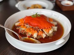 花雕肉碎蒸膏蟹-广州柏悦酒店·悦景轩·粤菜餐厅