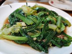 豆豉鲮鱼油麦菜-潮粥馆(长江花园店)