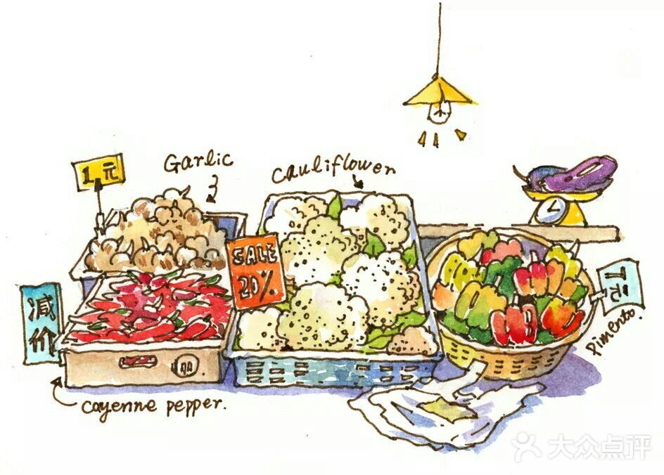 钢笔淡彩为你平凡的小日子增添温暖色彩[糖果]