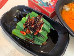 凉拌秋葵-聚味瞿记·龙虾堂(渔人码头一店)