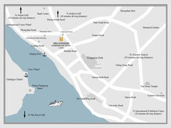 地理位置-厦门海景千禧大酒店·海景咖啡厅