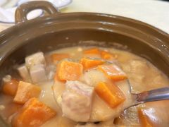 南瓜香芋芡实煲-贺富酒家(白藤二路分店)