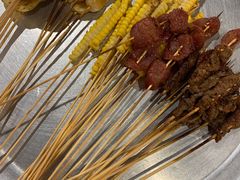 招牌牛肉串-烎记烧烤(蓝天花园店)