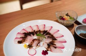 Red Seabass with Black Truffle Sauce