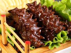 素海参、鲍鱼-聚盛源蒸汽海鲜火锅烤肉自助(巨川金海岸购物广场店)