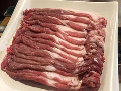 水爆手切精选羊腿肉-京门老爆三·铜锅涮肉 爆肚(望京店)