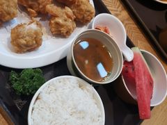 炸鸡块定食-和风日本料理(腾飞园店)