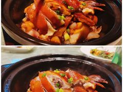砂锅香葱豉油鸡-金悦轩海鲜城(渔人码头店)