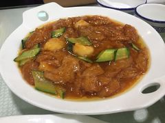 虾仁独面筋-裕德隆清真饭庄·天津特色菜(河东店)