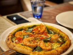 鲜虾罗勒松子酱披萨-BONAZZA 意大利餐厅