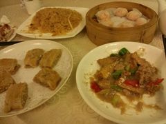 马拉盏豆腐&nbsp;叉烧拼排骨&nbsp;甜薄撑&nbsp;海皇粉丝-惠爱餐厅