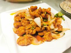 焦溜肥肠-华盛园卷子王农家菜水库鱼