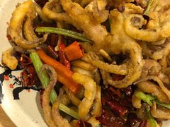 干煸鱿鱼须-陈傻子餐厅(世纪都会店)