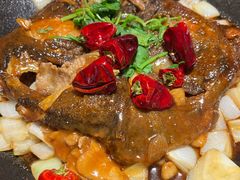 风味蝶鱼头-将相和·海鲜蒸饺大连菜