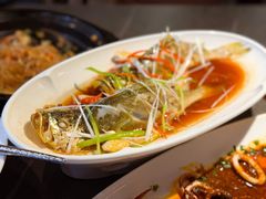 油泼深海黄花鱼-前海沿·青岛菜(大拇指广场石老人店)