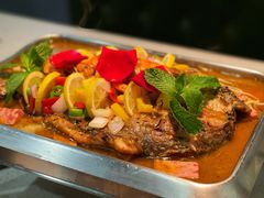 柠檬酸辣海鲜脆皮烤鱼-鸣记脆皮烤鱼(岐山路店)