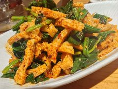 菠菜拌面筋-胖老汉椒麻鸡清真新疆菜(西御街店)