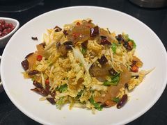 菜芯拌海蜇头-湖锦酒楼·32年地道湖北菜(光谷店)