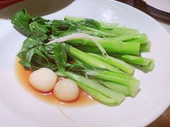 油淋脆菜心-绿茶餐厅(海岸城店)