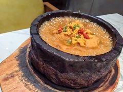 海胆虾怪酱炖老豆腐-青雅中餐厅(大连金石滩绿发希尔顿度假酒店)