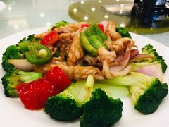 酱爆鱿鱼西蓝花-黄埔华苑酒家(黄埔店)