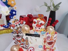 -卡比儿童蛋糕·心意定制·低脂零卡糖动物奶油FancyBALLOON(滨海店)