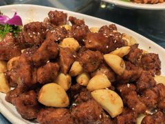 黑蒜子牛肉粒-天津大学·四十二斋餐厅